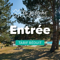 Entrée piscine - tarif réduit