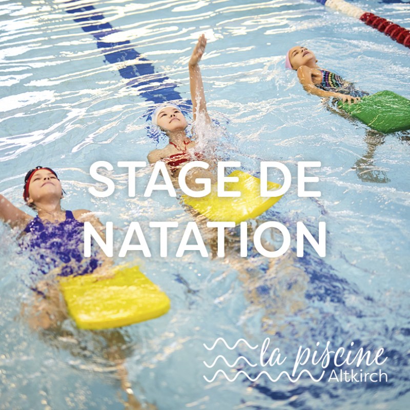 Du 10 au 14 juillet - stage de natation 6 à 8 ans